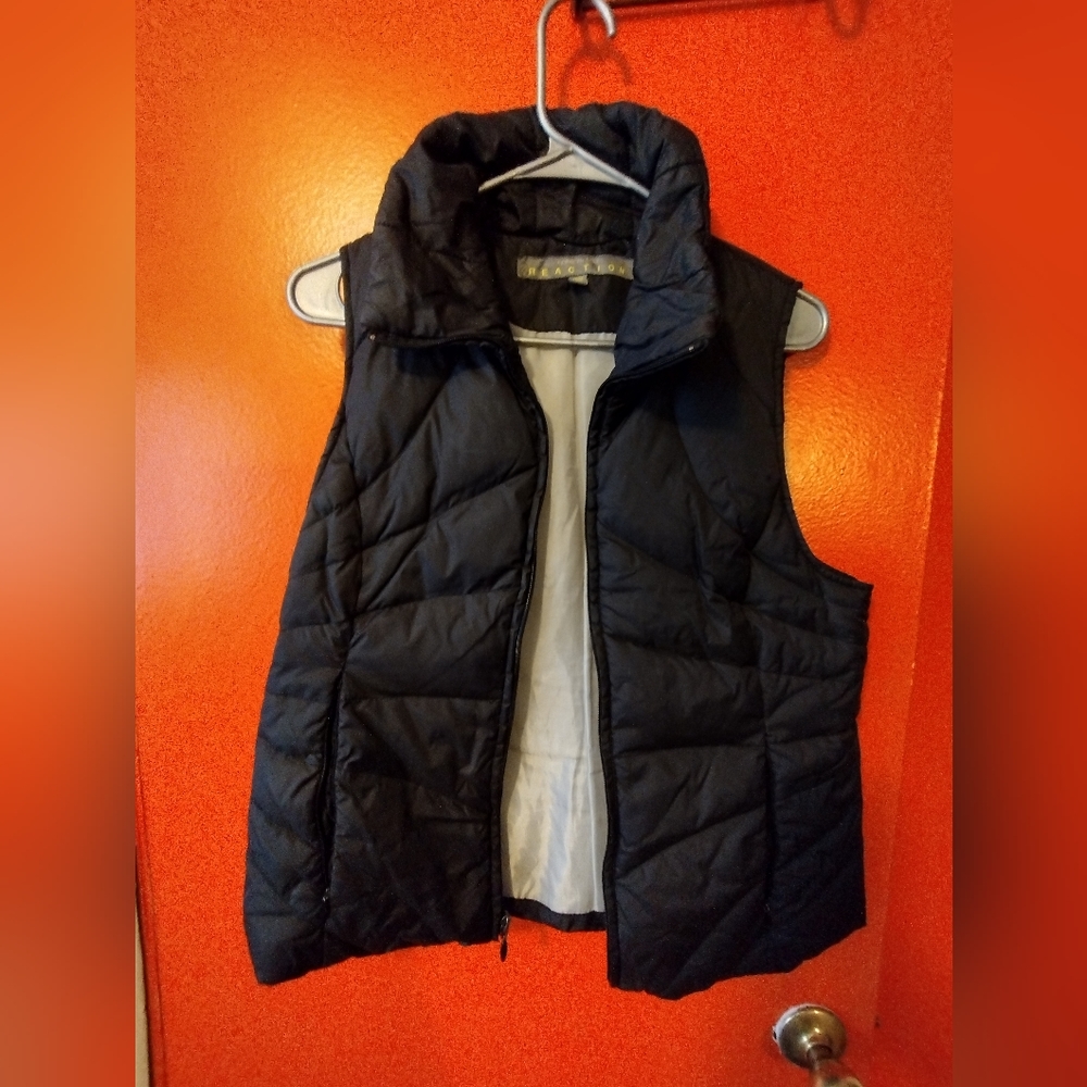 Puffy black vest, Kenneth Cole Reaction